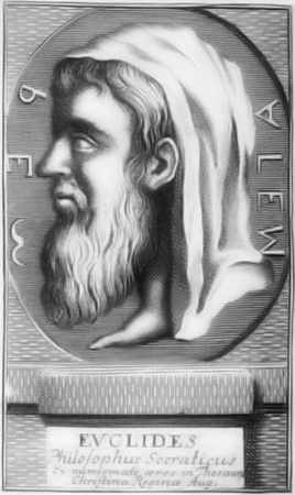 Евклид или Эвклид, (др.-греч. Ευκλείδης, ок. 300 г. до Р. Х.) 
