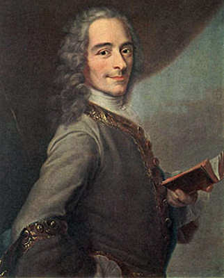 Вольтер (фр. Voltaire; 21 ноября 1694, Париж — 30 мая 1778, там же; урождённый Франсуа-Мари Аруэ) 
